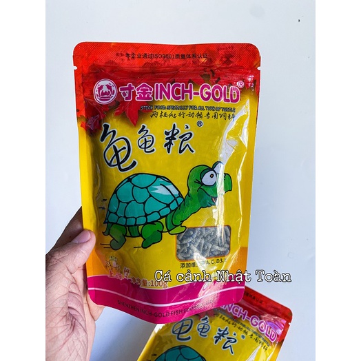 THỨC ĂN CHUYÊN CHO CÁC LOẠI RÙA INCH GOLD GÓI 100G 200G