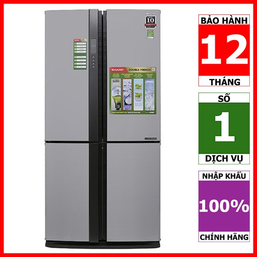 SJ-FX631V-SL | SJ-FX630V-ST | SJ-FX630V-BE | Tủ lạnh 4 cửa Sharp Inverter 626 lít (Hàng chính hãng, bảo hành 12 tháng)