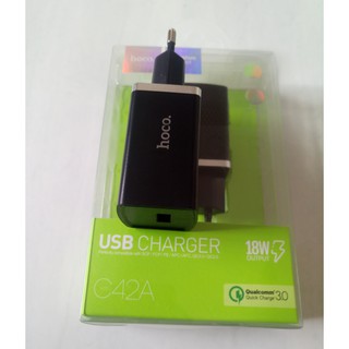 Cốc Sạc Nhanh Quick charge 3.0 Hoco C42A