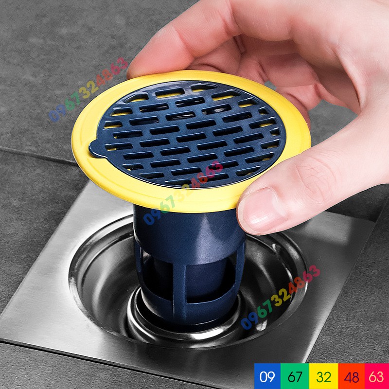 Nắp bịt cống chặn mùi hôi cống CAO CẤP bộ nắp phễu thoát sàn chống trào ngược ngăn côn trùng khử mùi đường thoát nước