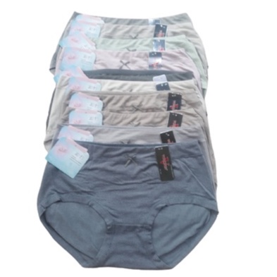 Quần lót nữ cạp cao Q528 Quần muối tiêu tối mầu chất đẹp big size 3XL co dãn cực tốt from to cho người 55-80kg | BigBuy360 - bigbuy360.vn