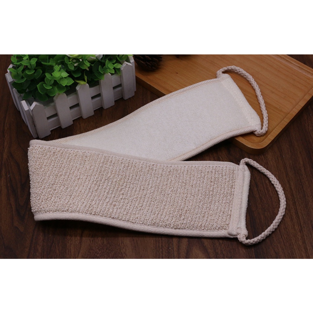 Dây tắm chà lưng tẩy tế bào chết sợi lanh thiên nhiên