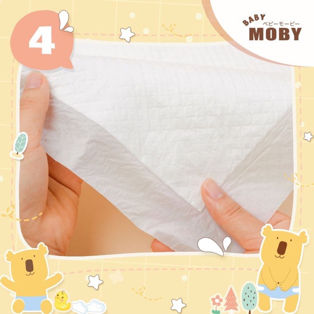 Miếng Lót Chống Thấm Moby Baby (10 Miếng/Túi)