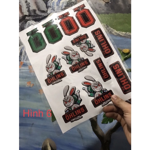 Tem nổi nhiều hình chống nước tuyệt đối cực xịn