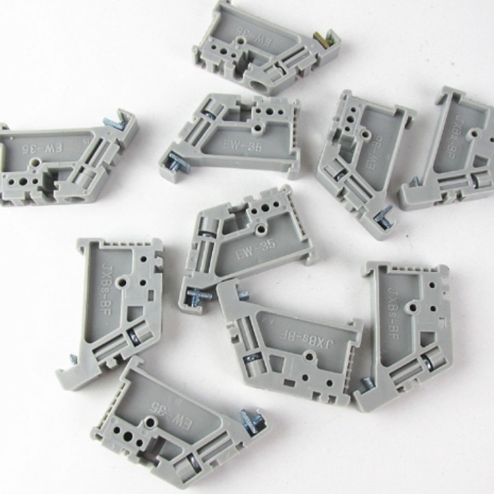 Chặn cuối cho thanh ray loại bằng nhựa và sắt