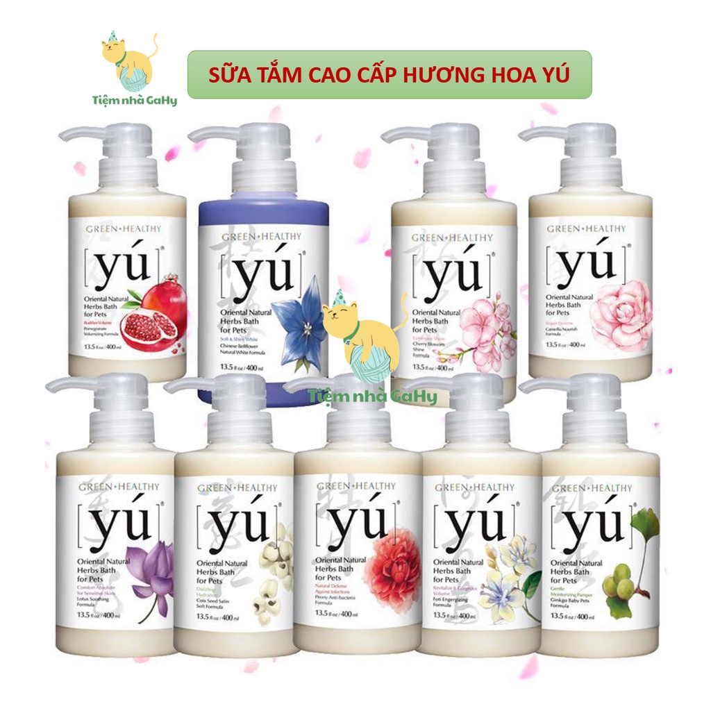 Sữa Tắm Spa Cao Cấp Yu- Siêu Mềm Mượt Lông- Lưu Hương Bền Lâu