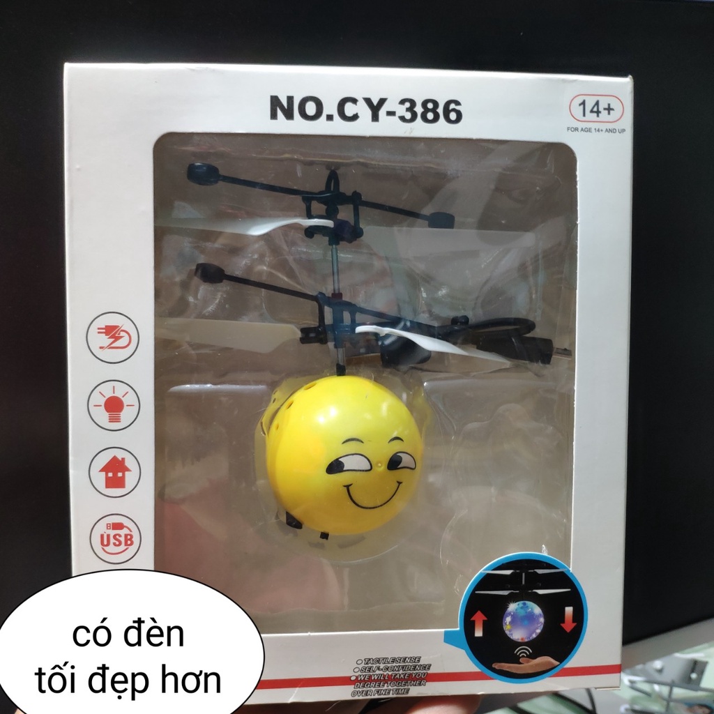 Quả cầu bay phát sáng ma thuật – cảm ứng bằng tay