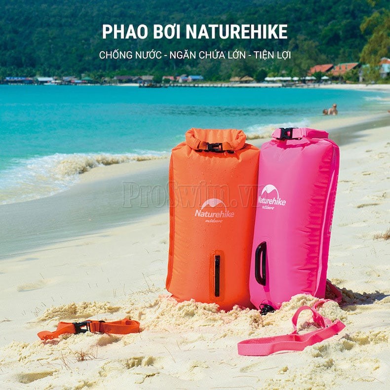 Phao Bơi Sông Hồ Biển Openwater - Đựng Đồ Khô 28 lít Màu Cam