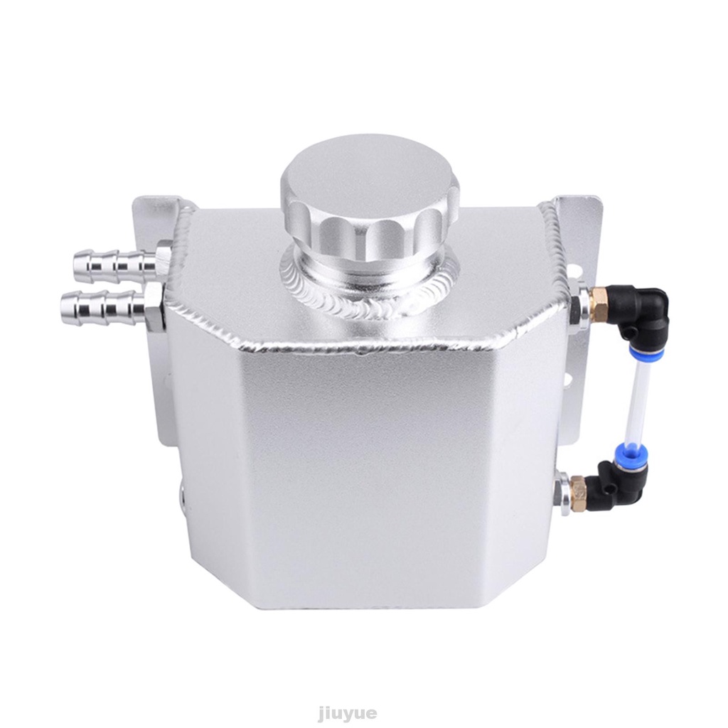 1L Universal Replacement Square Easy Install Aluminum Container Water Radiator Coolant Overflow Tank Bottle