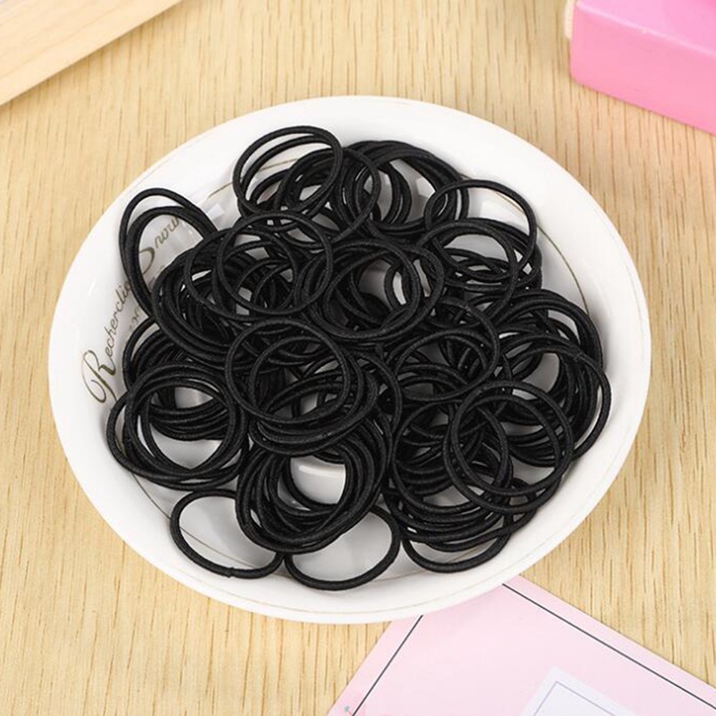 Dây Buộc Tóc Cao Su Co Giãn Tốt Màu Sắc Ngọt Ngào Phong Cách Hàn Quốc Thời Trang Cho Bé