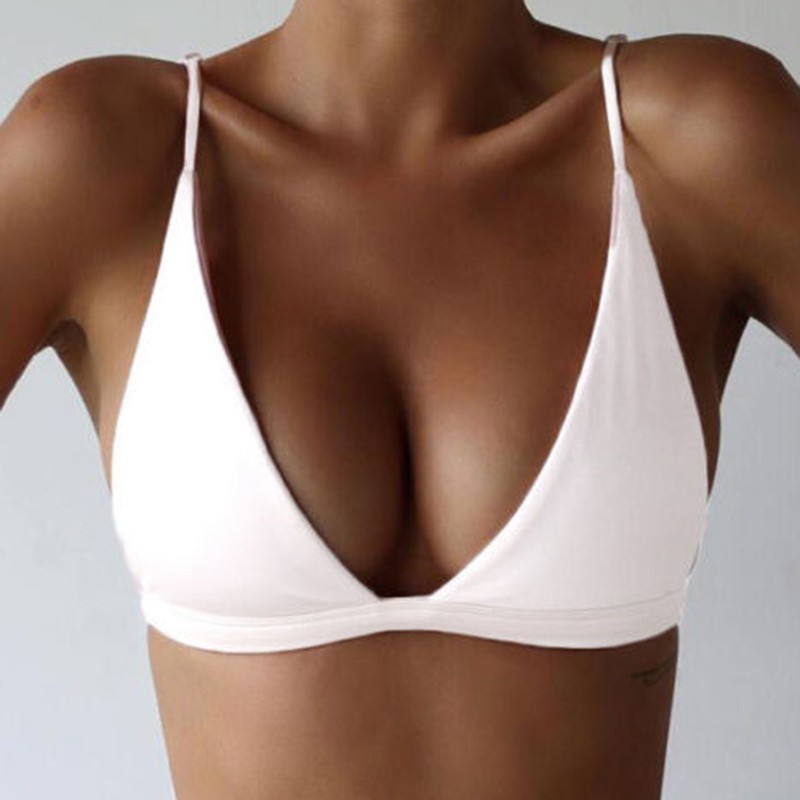 Women Bandage Push-Up Bikini Top Swimwear Swimming Beachwear Bathing Bra Tops