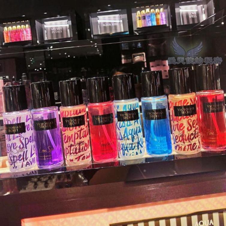 Bộ Đôi XỊt Thơm Toàn Thân Body Mist VICTORIA’S SECRET KING DC Ngọt Ngào Quyến Rũ Huyền Bí