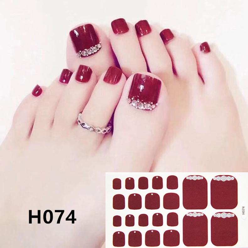 Sticker dán móng chân không thấm nước P3- Nail sticker