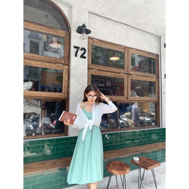 [Yến Trần] Váy đũi 2 dây maxi trơn | BigBuy360 - bigbuy360.vn