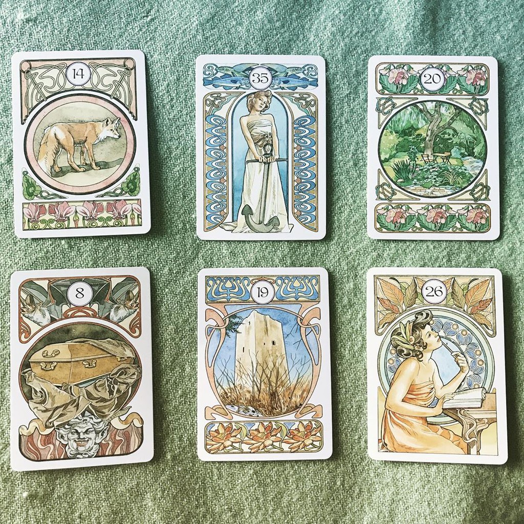 Bài Art Nouveau Lenormand