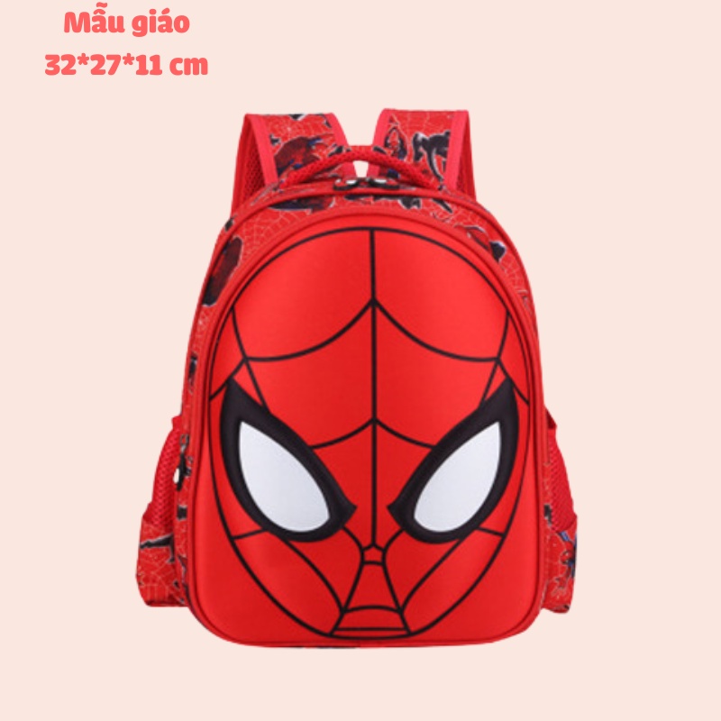 CẶP TÁP MẪU GIÁO VÀ TIỂU HỌC CHO BÉ TRAI HÌNH NGƯỜI NHỆN SPIDERMAN