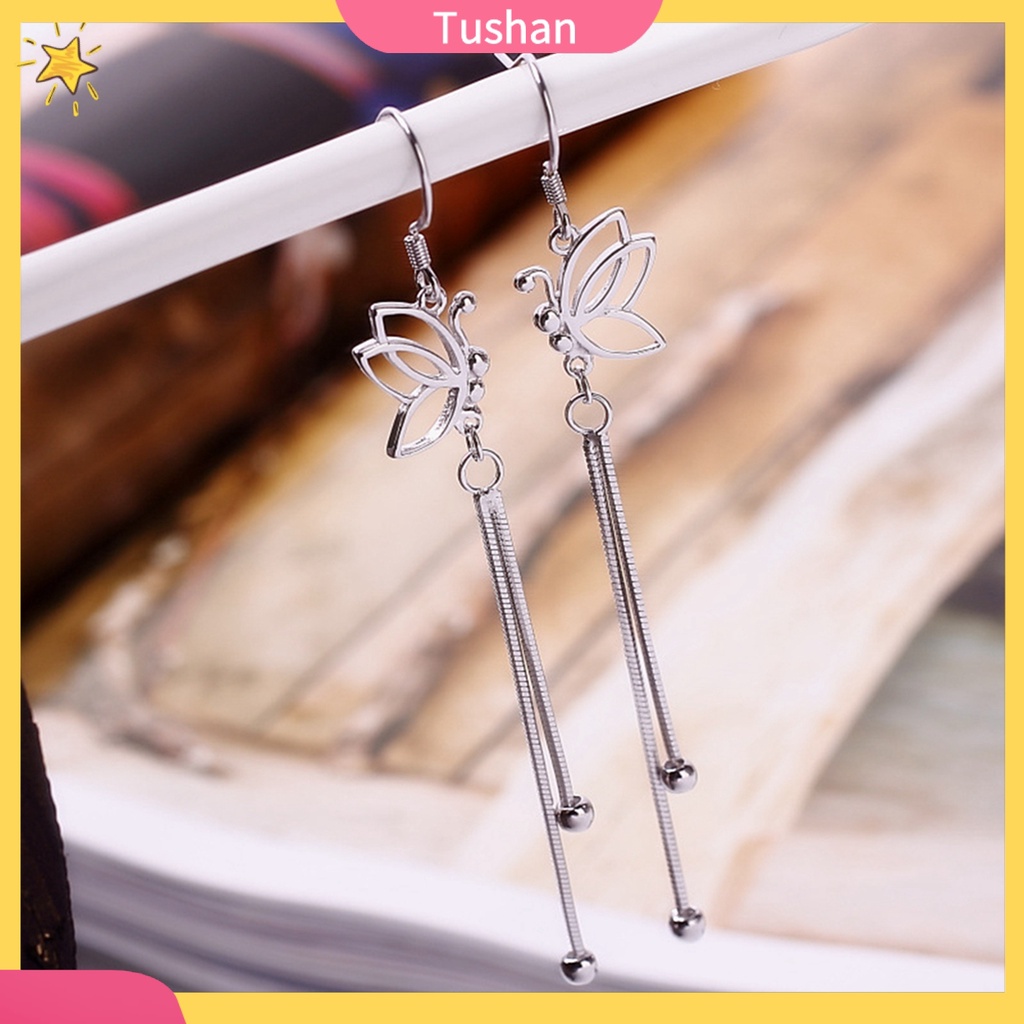 Khuyên tai nữ trang dáng dài tạo hình độc đáo