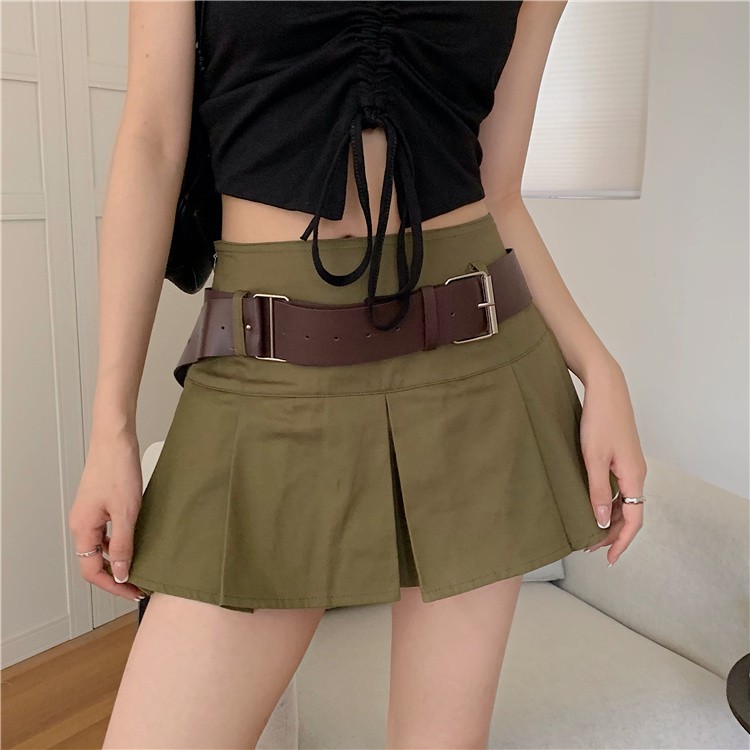 Mới Chân Váy Ngắn Lưng Cao Xếp Ly Phong Cách Hàn Quốc Thời Trang Cho Nữ | BigBuy360 - bigbuy360.vn