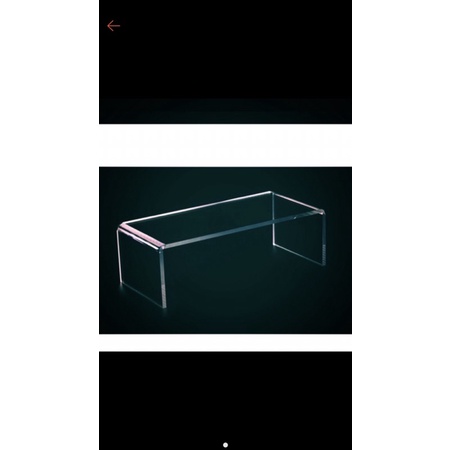 Kệ chữ U mica D30xR10xC10cm