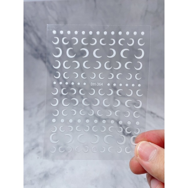 sticker 3d mẫu trang dán móng tay nail DH364