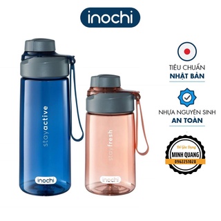 Bình đựng nước, bình nước chịu nhiệt kita boost 460ml - 670ml, bình nước cao cấp inochi tiêu chuẩn nhật bản