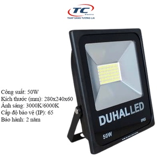 Đèn led pha Duhal chống nước IP65 50W KDJD0501