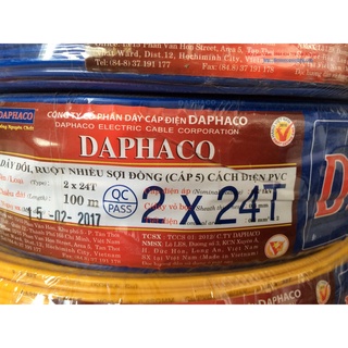 DÂY ĐIỆN ĐÔI MỀM ĐAPHACO 2X16 , 2X24 , 2X30