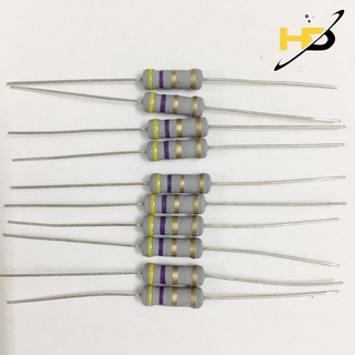 Điện trở công suất 4.7 ôm 1w loại chân đồng,chất lượng cao