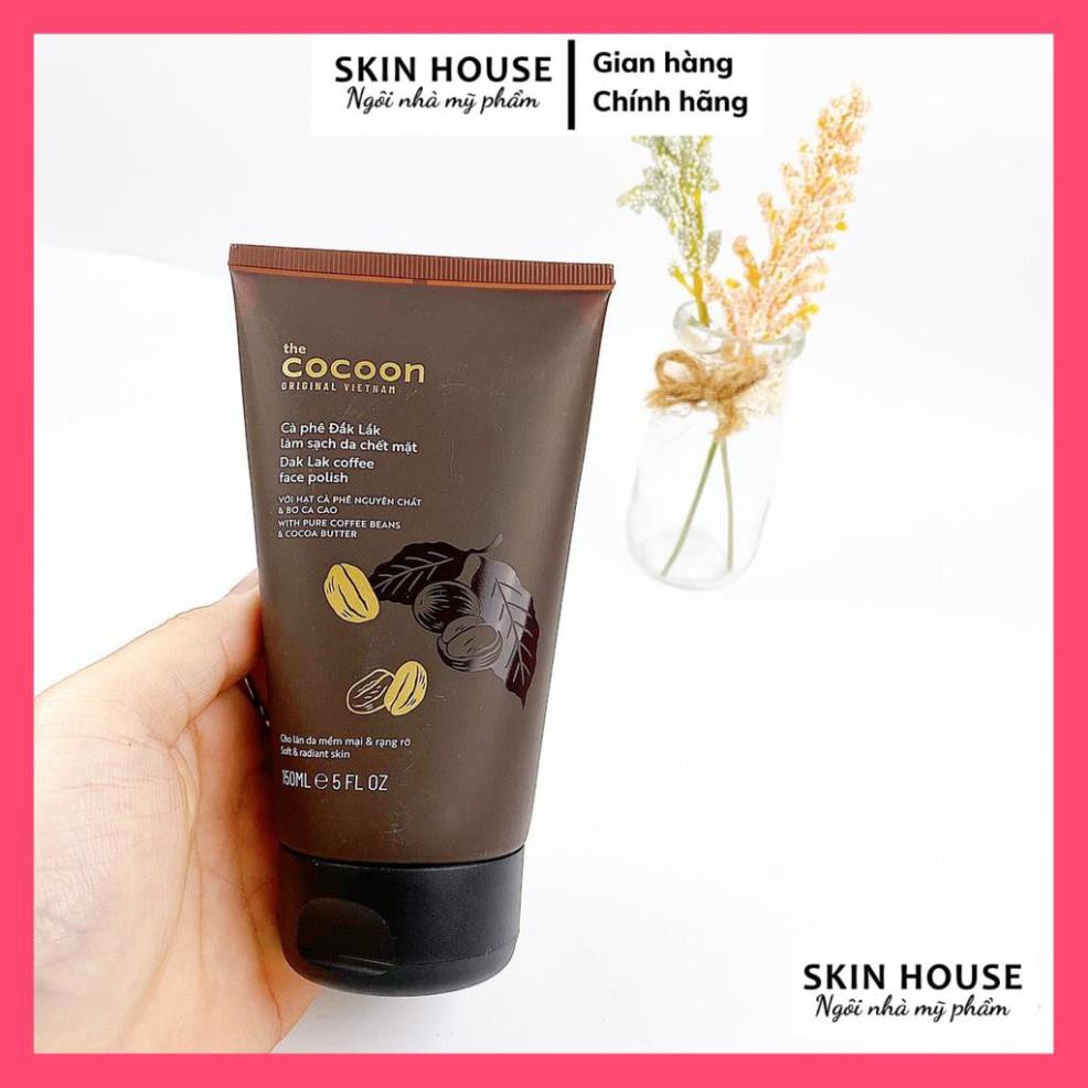 Tẩy Da Chết Mặt Cocoon -  Tẩy Tế Bào Chết Cocoon Coffee Face Polish 150ml