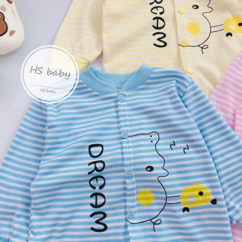 Bộ body cotton nỉ cho bé yeu