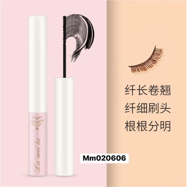 Mascara Siêu Mảnh Tơi Mi Lameila Skinny Microcara Thiết Kế Vỏ Màu Hồng Dễ Thương (nội địa Trung)