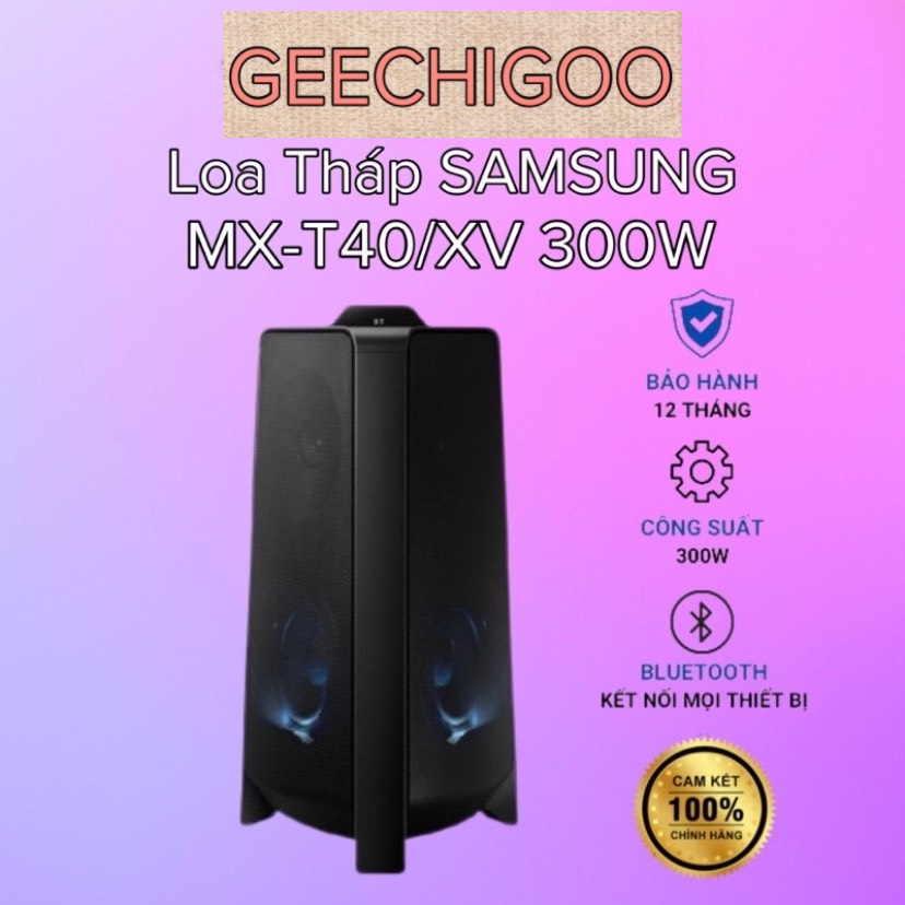 [Mã 155ELHA80K giảm 6% đơn 400K]Loa Tháp karaoke Samsung T40/XV 300W hàng chính hãng