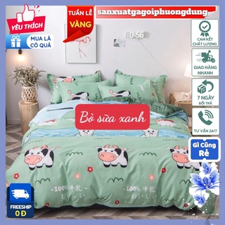 Bộ Ga Gối Poly Ga trải giường - Họa Tiết Nhiều Mẫu - sanxuatgagoiphuongdung
