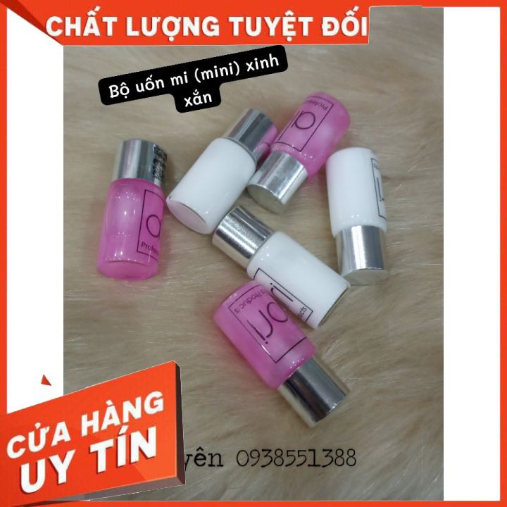 Thuốc uốn mi ALORI cặp chai trắng hồng  chính hãng  chất lượng tốt cao cấp mau xoăn giữ lâu mau khô dễ làm cho salon..