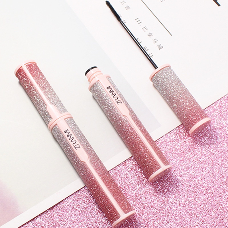 Mascara Đầu Cọ Nhỏ Chống Thấm Nước Và Mồ Hôi Không Nhòe Chuốt Dày Và Cong Mi Thiết Kế Vỏ Lấp Lánh