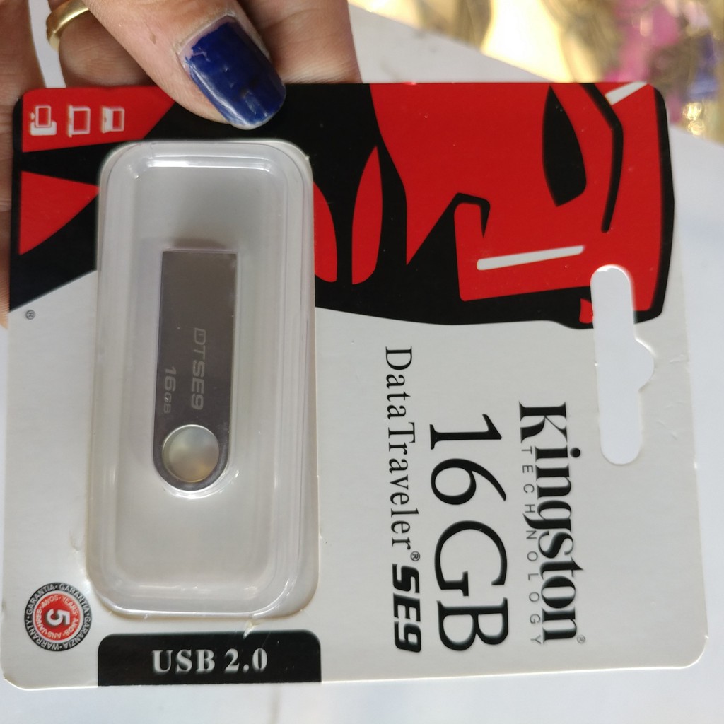 USB 2.0 Kingston DataTraveler SE9 chính hãng 4G-8G-16G-32GB (Bạc)