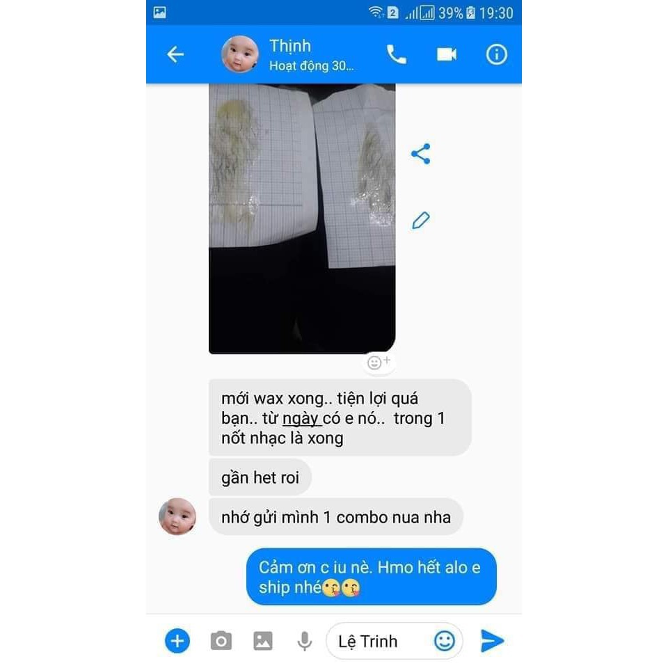 ( Rẻ vô địch ) Wax Lông Veo Ngân Bình Kèm Giấy Và Que Wax | BigBuy360 - bigbuy360.vn