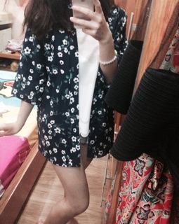 Áo kimono hoa