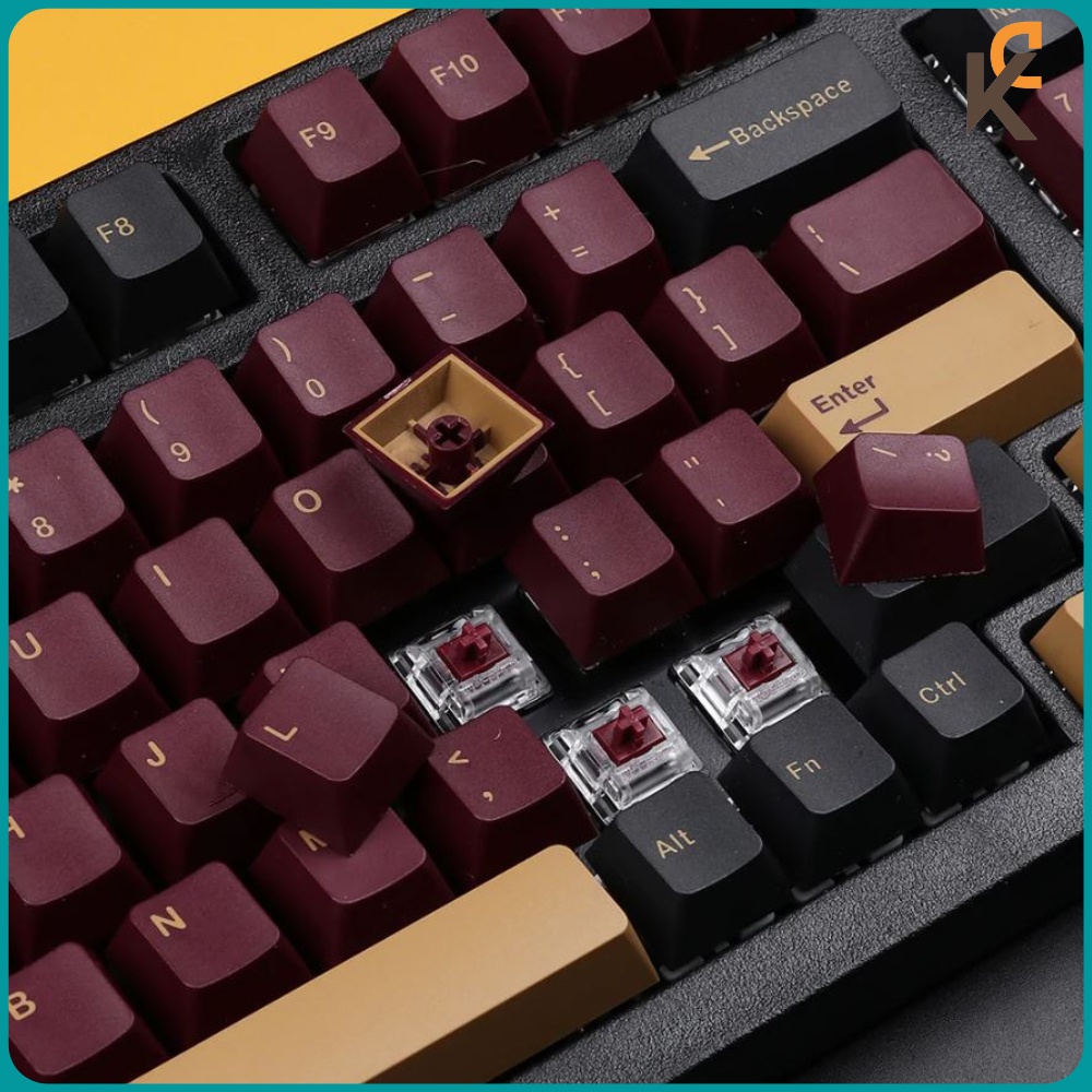 Keycap GMK Samurai 135 nút PBT OEM In Double Shot Dành Cho Bàn Phím Cơ