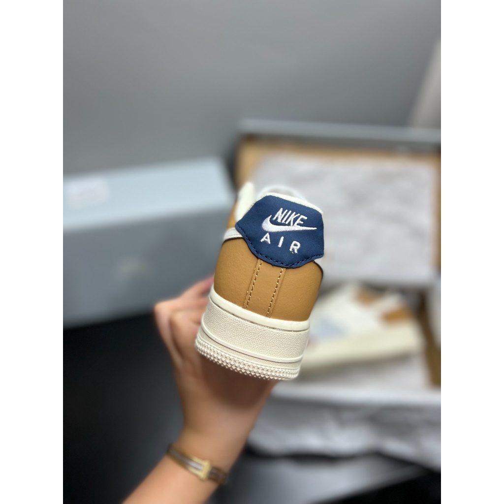 Giày thể thao sneaker af1 nâu kem sữa af1 màu mới bản cao cấp ảnh thật tự chụp +freeship