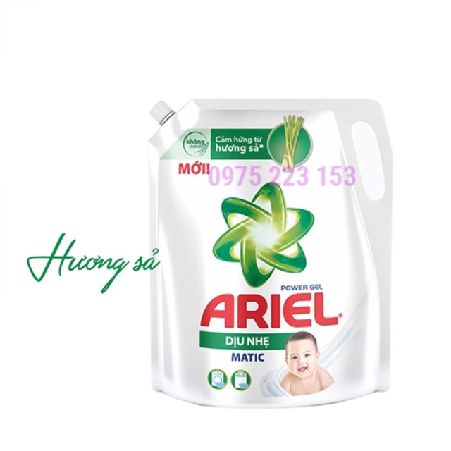 [CHỈ GIAO HỎA TỐC] NƯỚC GIẶT ARIEL MATIC DỊU NHẸ 3,25KG