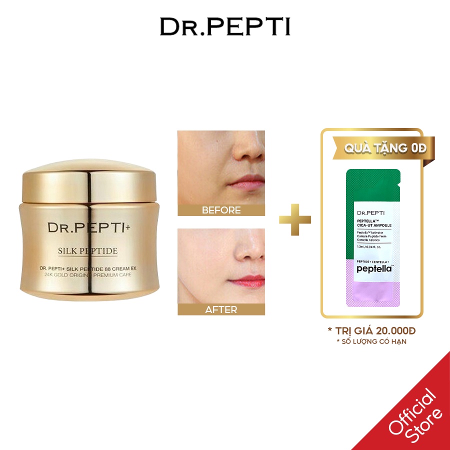 Kem Dưỡng Da Mặt Dr.pepti silk Peptide 88 Cream Ex 12g