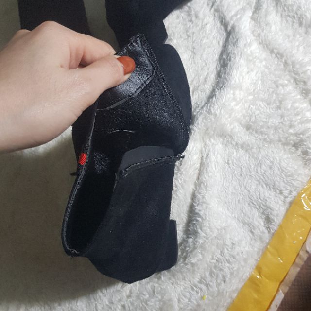 Bốt da lộn, bốt ong.gót 5p hàng qc | BigBuy360 - bigbuy360.vn