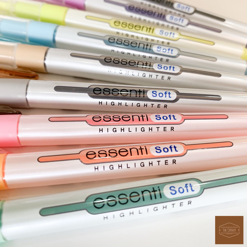 (Video) Cây bút màu Monami Essenti Soft Highlighter