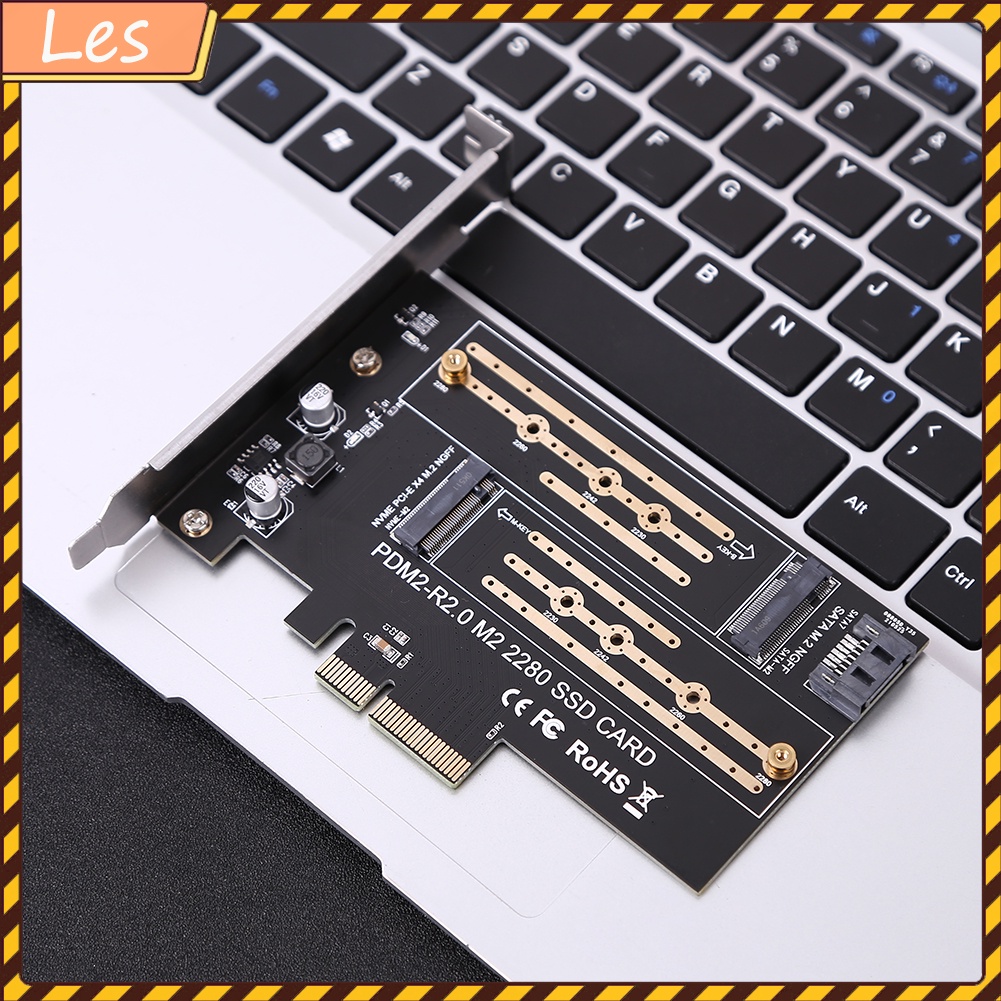 Thẻ chuyển đổi M.2 NVME sang PCIE M+B Key SSD sang PCI-E 3.0 X4 SATA | BigBuy360 - bigbuy360.vn