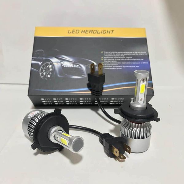 Bóng đèn pha LED xe máy 3 tim C6 - X7S - Siêu sáng - siêu gom