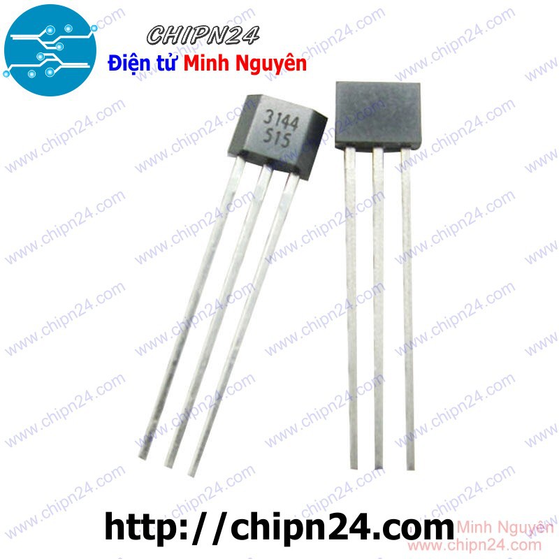 [2 CON] IC A3144 TO-92 (44E OH3144 AH3144E IC Cảm biến từ Hall)