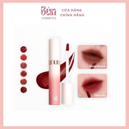 Son kem lì Gilaa long wear lip cream (5g) Rich Rosie Collection
