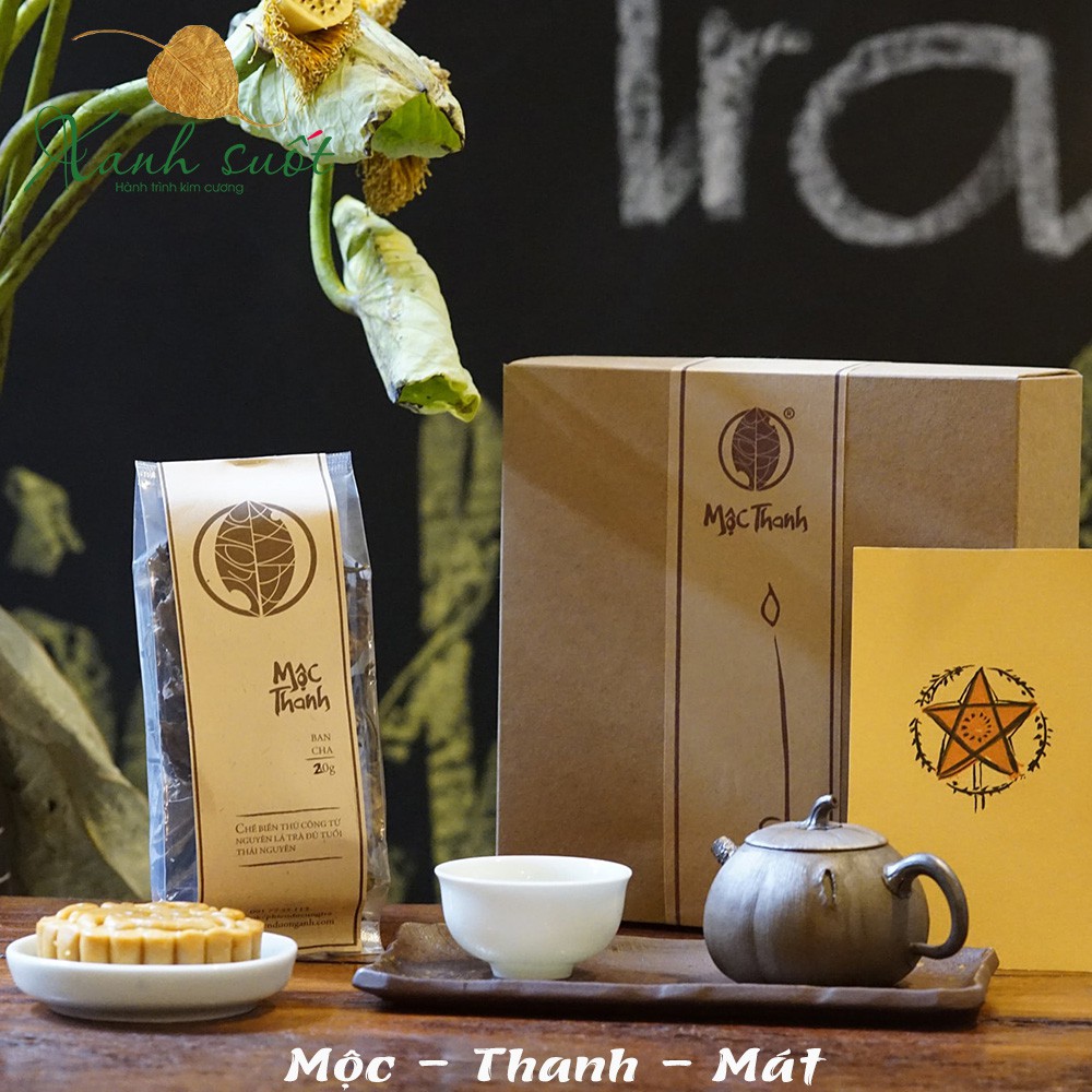 [Mộc Thanh] Trà Sạch Bancha- Lá Trà Già, Vị Thanh, Thơm, Giải Nhiệt, Tốt Cho Sức Khỏe- Bancha Thực Dưỡng [Xanh Suốt]