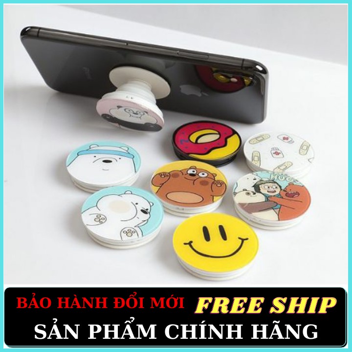 Giá Đỡ Điện Thoại [TIỆN LỢI]⚡️POPSOCKET ✔Nhỏ Gọn ✔Cute ✔Dễ Dùng [BẢO HÀNH ĐỔI MỚI] - HunaStore